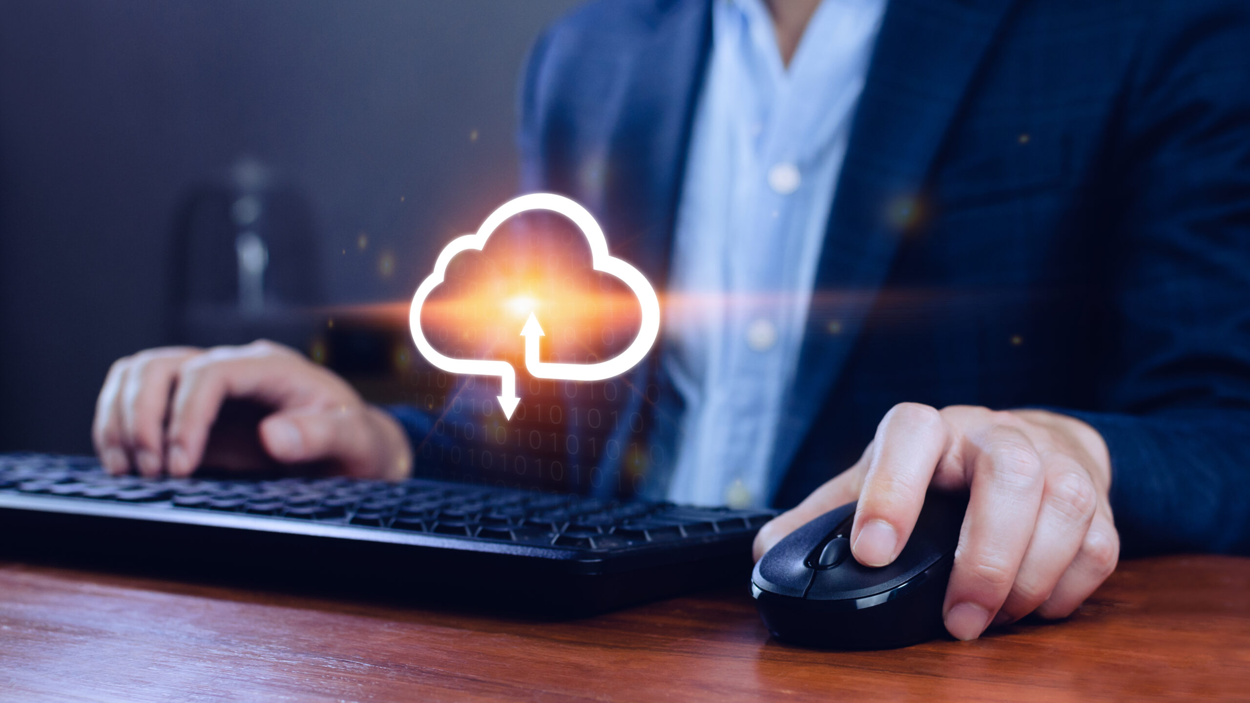 businessman holding giving virtual cloud icon computing with copy space transfer data information upload download application technology transformation conceptbig data concept 1 scaled